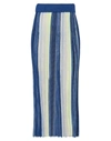 Solotre Midi Skirts In Blue