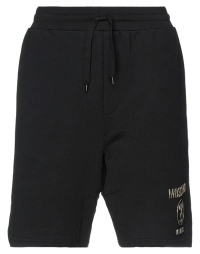 Moschino Bermuda Con Logo In Black