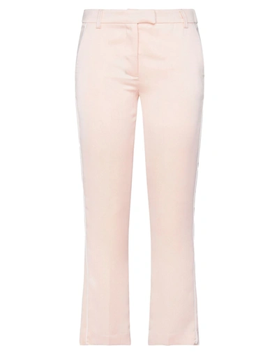 Giuliette Brown Pants In Salmon Pink