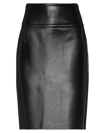 Givenchy Midi Skirts In Black