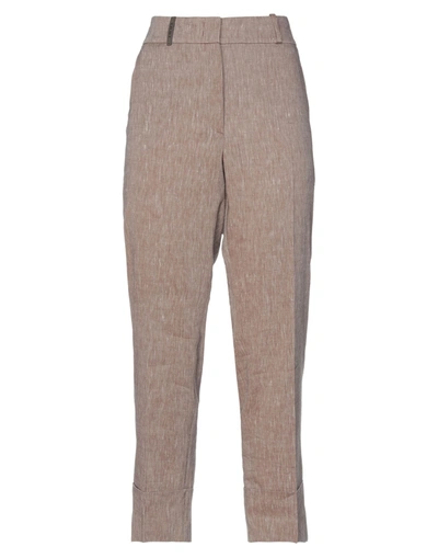 Peserico Pants In Light Brown