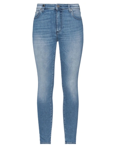 Armani Exchange Woman Jeans Blue Size 32 Cotton, Lyocell, Elastomultiester, Elastane