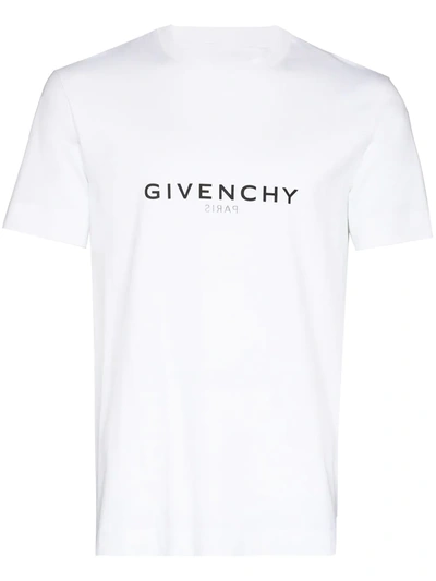 Givenchy Logo-print Cotton T-shirt In Weiss