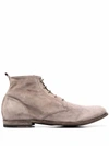 OFFICINE CREATIVE STEREO LACE-UP BOOTS
