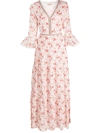 LE SIRENUSE FLORAL-PRINT COTTON MAXI DRESS