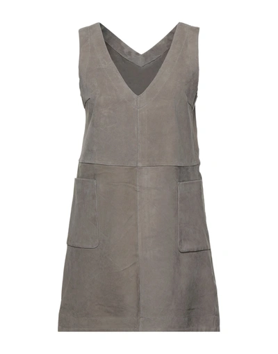 Andrea D'amico Short Dresses In Grey