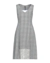 Manila Grace Midi Dresses In Black