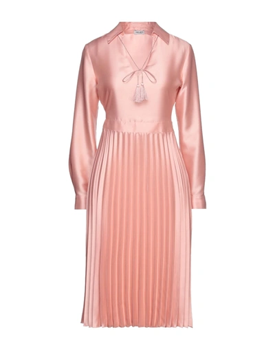 Liu •jo Midi Dresses In Pink