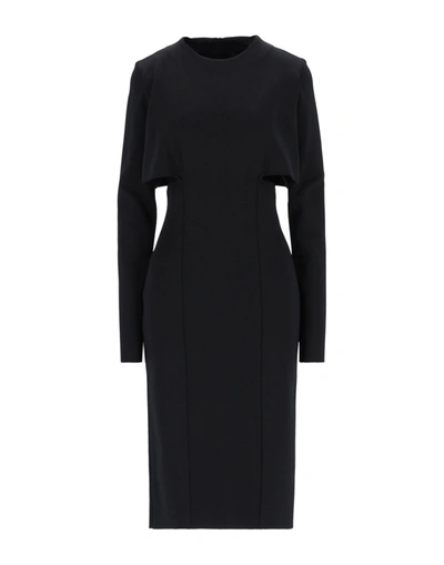 Givenchy Woman Midi Dress Black Size L Viscose, Polyamide, Elastane