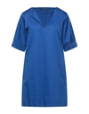 Biancoghiaccio Short Dresses In Bright Blue