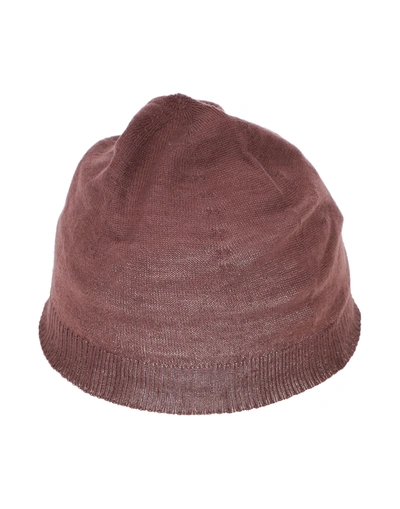 Rick Owens Hats In Cocoa