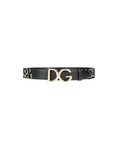 Dolce & Gabbana Belts In Silver