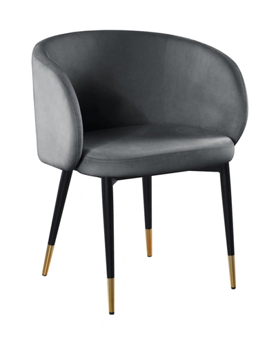 Best Master Furniture Hemingway Upholstered Side Chair In Gray