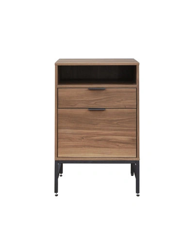 Unique Furniture Sierra File Pedestal In Walnut