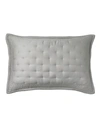 Donna Karan Essential Silk Sham, Standard Bedding In Platinum