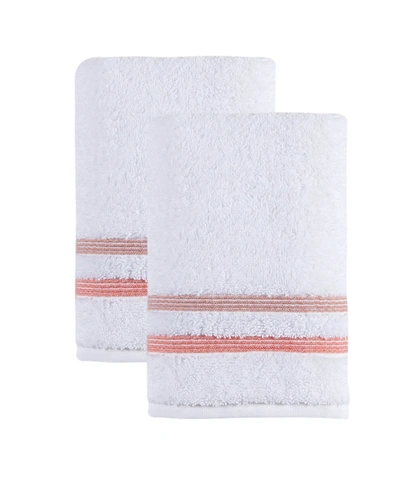 Ozan Premium Home Bedazzle Hand Towel 2-pc. Set Bedding In Terra