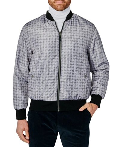 Brooklyn Brigade Men's Slim-fit Osprey Reversible Bomber In Navy