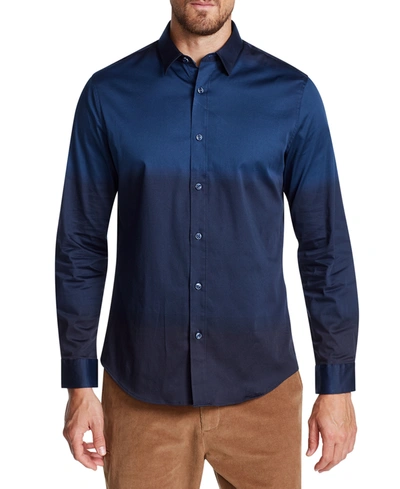 Brooklyn Brigade Men's Bahia Long Sleeve Button Up Shirt In Blue
