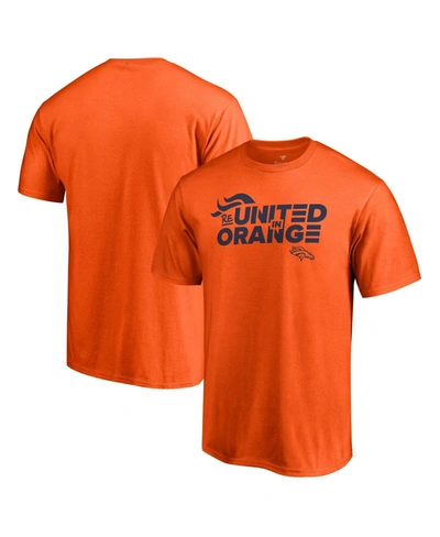 Fanatics Men's Orange Denver Broncos Reunited In Orange T-shirt