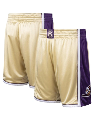 Mitchell & Ness Men's Kobe Bryant Gold-tone Los Angeles Lakers Hall Of Fame Class Of 2020 Authentic Hardwood Classic