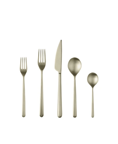 Mepra Linea Ice Flatware Set, 5 Piece In Champagne