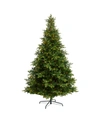 Nearly Natural North Carolina Spruce Artificial Christmas Tree With 750 Clear Lights And 1912 Bendable Branches, 9' In Green