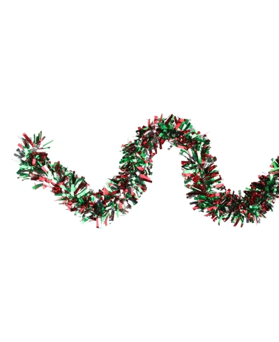 Northlight Unlit Snowblush Wide Cut Artificial Christmas Garland In Green
