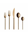 Mepra Due Oro Flatware Set, 5 Piece In Gold-tone