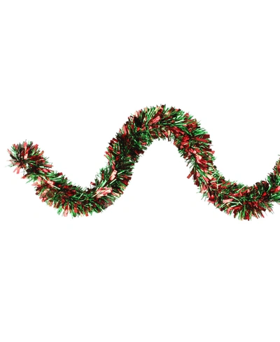 Northlight Wide Cut Christmas Tinsel Garland-unlit In Red