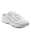 Easy Spirit Women's Romy Mule Walking Sneakers Women's Shoes In White/light Gray - Leather/textile