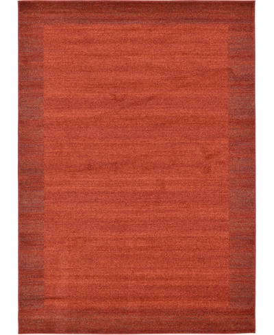 Bayshore Home Lyon Lyo4 7' X 10' Area Rug In Terracotta