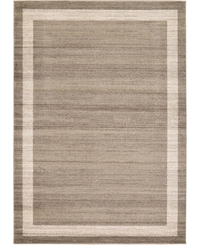 Bayshore Home Lyon Lyo5 7' X 10' Area Rug In Light Brown