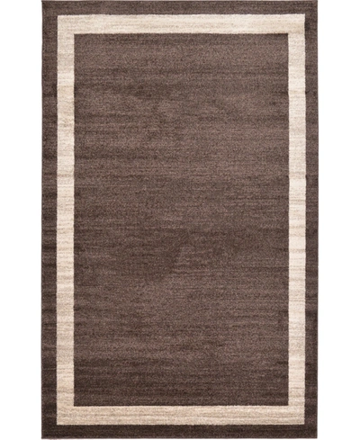 Bayshore Home Lyon Lyo5 5' X 8' Area Rug In Brown