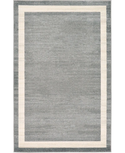 Bayshore Home Lyon Lyo5 5' X 8' Area Rug In Gray