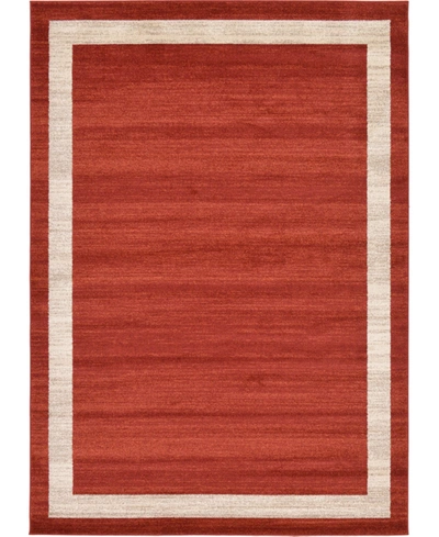 Bayshore Home Lyon Lyo5 7' X 10' Area Rug In Terracotta