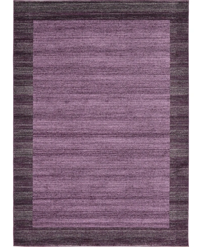Bayshore Home Lyon Lyo4 7' X 10' Area Rug In Violet