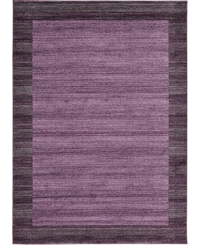 Bayshore Home Lyon Lyo4 8' X 11' 4" Area Rug In Violet