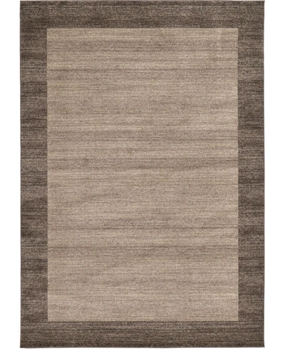 Bayshore Home Lyon Lyo4 7' X 10' Area Rug In Light Brown