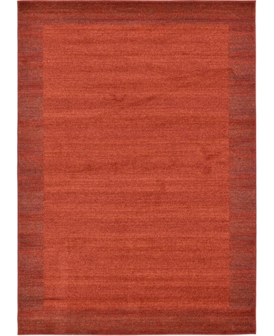 Bayshore Home Lyon Lyo4 8' X 11' Area Rug In Terracotta