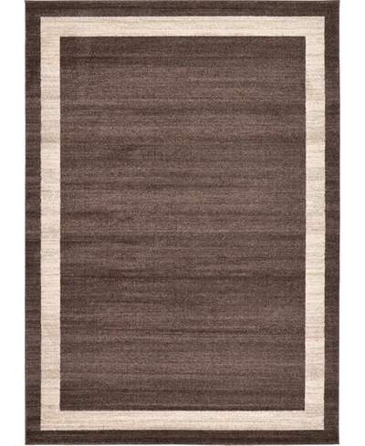 Bayshore Home Lyon Lyo5 7' X 10' Area Rug In Brown