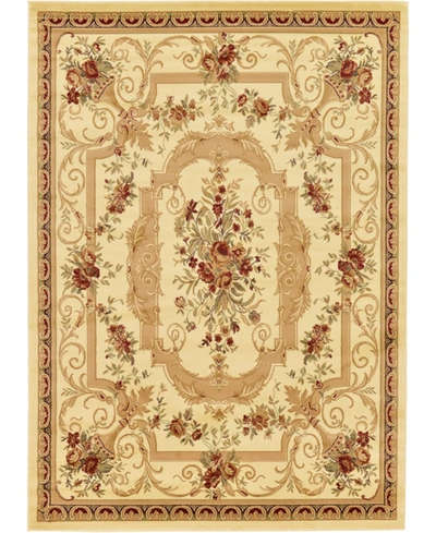 Bayshore Home Belvoir Blv3 8' X 11' 4" Area Rug In Ivory