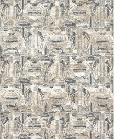 Drew & Jonathan Home Vanguard Valiant 5'3" X 7'10" Area Rug In Silver-tone