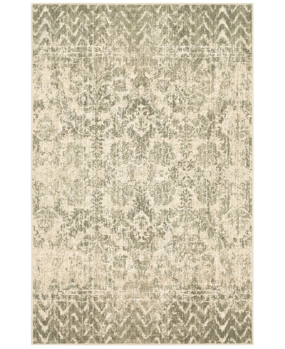 Karastan Touchstone Le Jardin 3'6" X 5'6" Area Rug In Charcoal