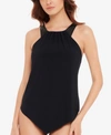 Magicsuit Moto Chic Rachel Tankini Top In Black