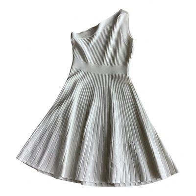 Pre-owned Milly Mid-length Dress In White