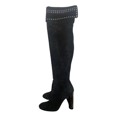 Pre-owned Mcq By Alexander Mcqueen Boots In Black