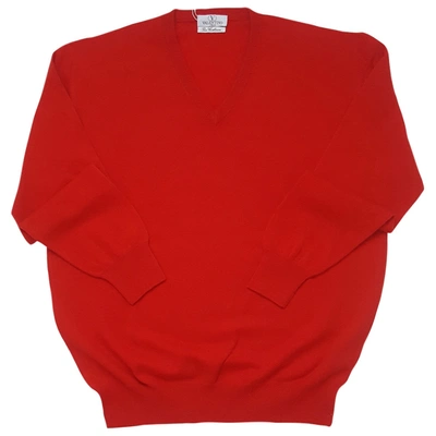 Pre-owned Valentino Cashmere Pull In Red