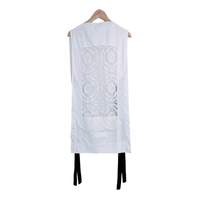 Pre-owned Toga Mid-length Dress In White