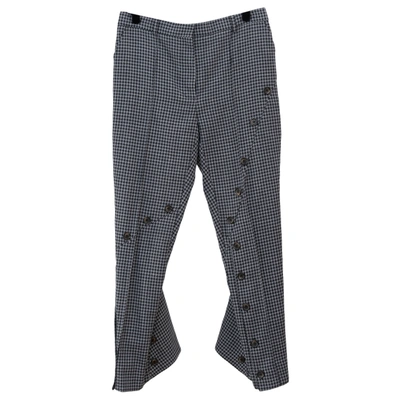 Pre-owned Rokh Trousers In Anthracite