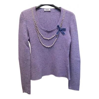Pre-owned Moschino Cheap And Chic Wool Jumper In Purple